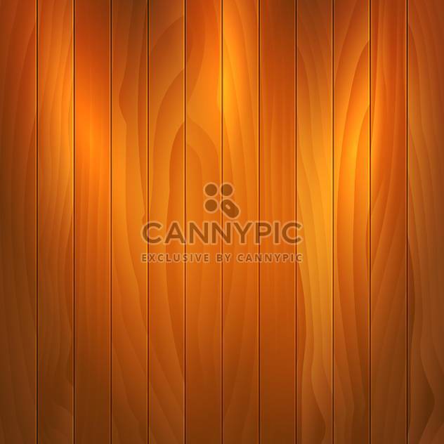 Vector illustration of brown wooden texture background - vector gratuit #125995 