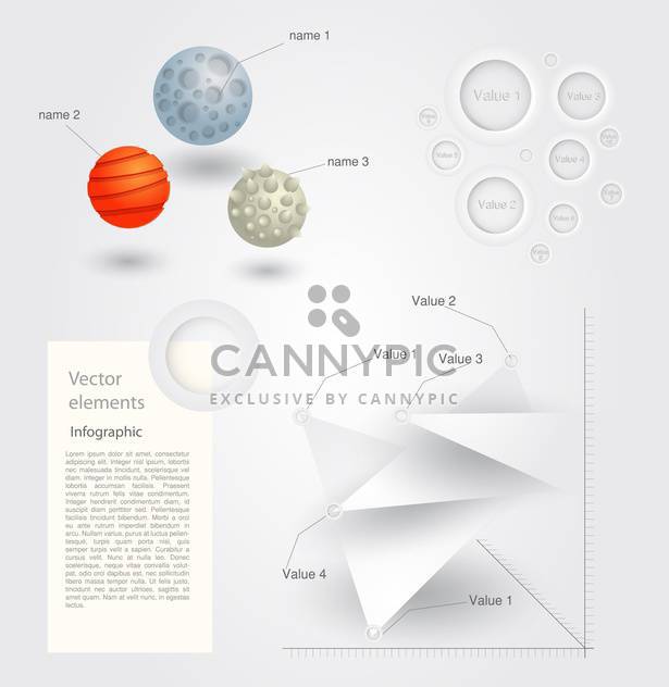 Vector set of Infographic Elements - Free vector #128485