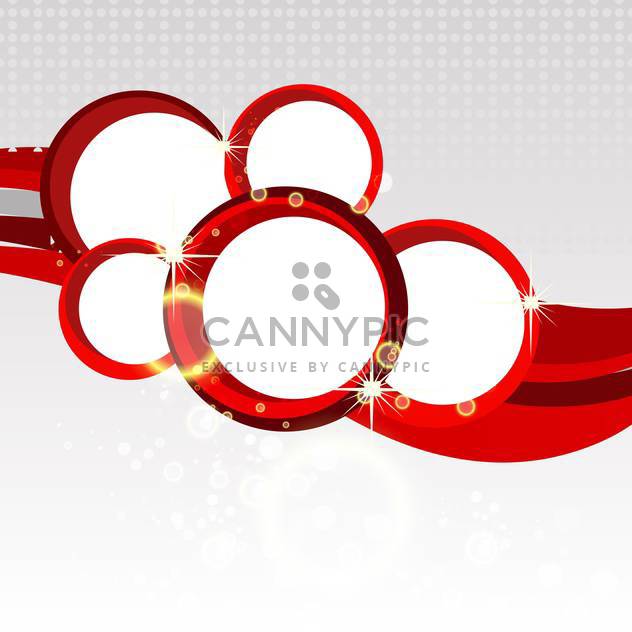 Abstract background with red circle frames - Kostenloses vector #132085