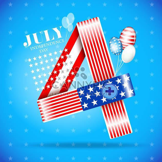 usa independence day illustration - Free vector #134155