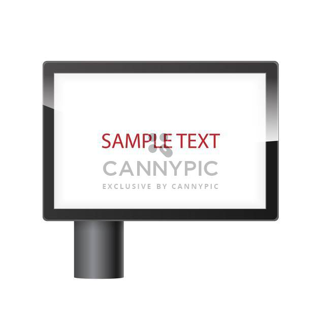 blank horizontal billboard with place for text - Kostenloses vector #134835