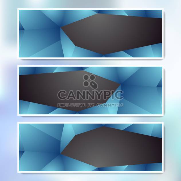 vector set of web banners - Free vector #134985