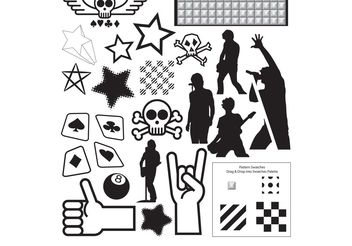 Vector Resources Part 4 - Punk Collection - Free vector #139165