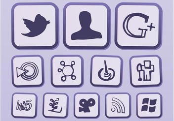 Vector Internet Icons - Free vector #140015