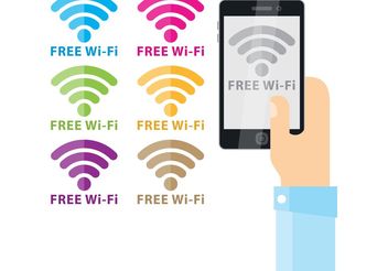 Free Wi-Fi Vectors - vector gratuit #140815 