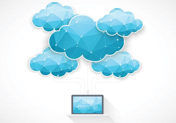 Free Vector Cloud Computing Concept - Kostenloses vector #140855