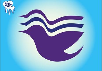 Flying Bird Logo - бесплатный vector #142025