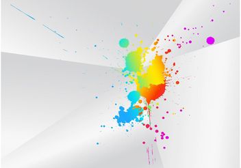 Artistic Color Splash - vector gratuit #142875 