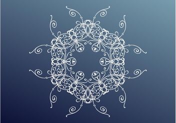 Floral Ornament Layout - Kostenloses vector #142985