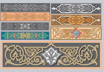 Art Nouveau Ornaments - бесплатный vector #143075