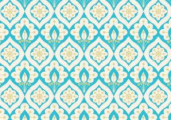 Free Vector Abstract Peacock Seamless Pattern - vector gratuit #143515 