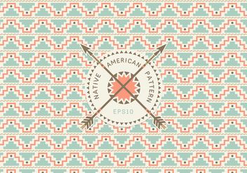 Free Native American Seamless Pattern Vector - Free vector #143545