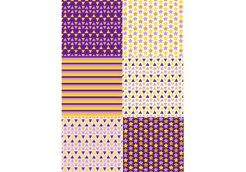 Geometric Colorful Patterns - Kostenloses vector #143645