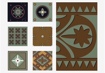 Pattern Tiles - vector #144355 gratis