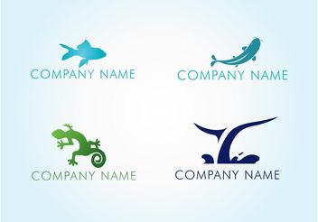 Water Animal Logos - Kostenloses vector #144775