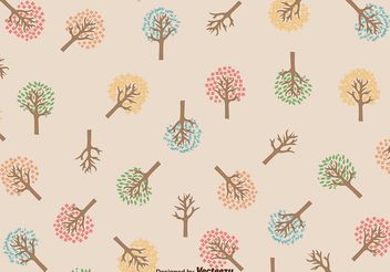 Seasonal Tree Pattern - бесплатный vector #145865