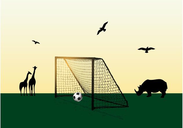 Football In Africa - Kostenloses vector #148325