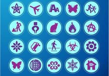 Icons Vector Set - Free vector #148645