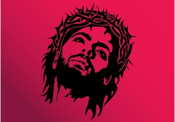 Jesus Face Vector - бесплатный vector #149395