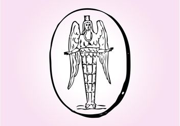 Angel Symbol - vector gratuit #149515 