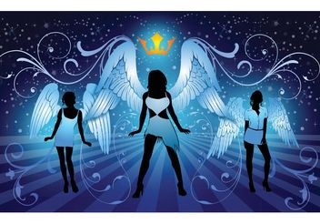Sexy Angels - Free vector #151225