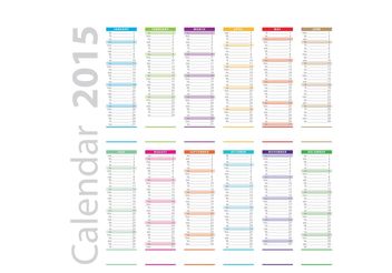 Vertical Daily Planner Vector - Free vector #151835