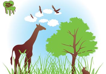 Vector African Nature - Free vector #153215