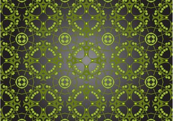 Green Floral Texture - vector gratuit #153445 
