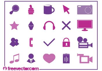 Technology Icons Vector - Free vector #153505