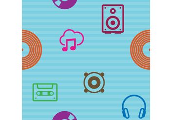Music Vector Pattern - Free vector #153815