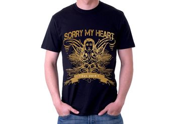 Sorry My Heart Grunge Tshirt Vector Design - бесплатный vector #155325
