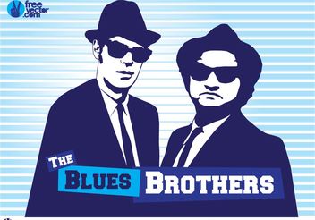 Blues Brothers - vector gratuit #157435 