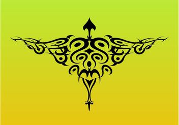 Tribal Bird Tattoo Graphics - бесплатный vector #157745