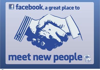 Facebook Meet People - vector #158095 gratis