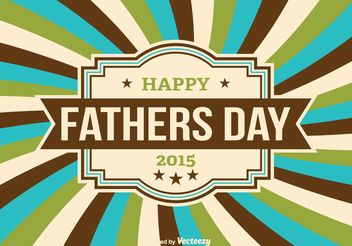Father's Day Vector Illustration - Free vector #158485