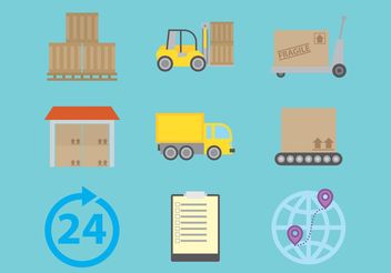 Delivery Vector Icons - Free vector #159865