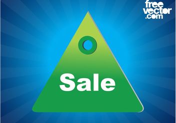 Sale Label Template - Free vector #161065