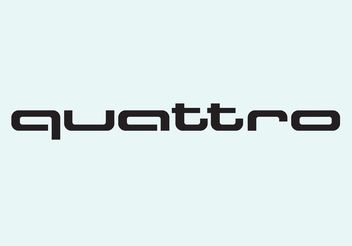 Audi Quattro - vector gratuit #161525 
