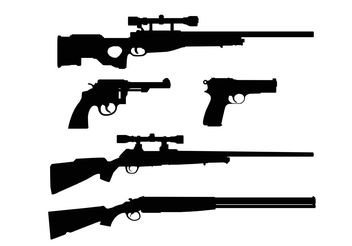 Gun Shapes - Kostenloses vector #162555