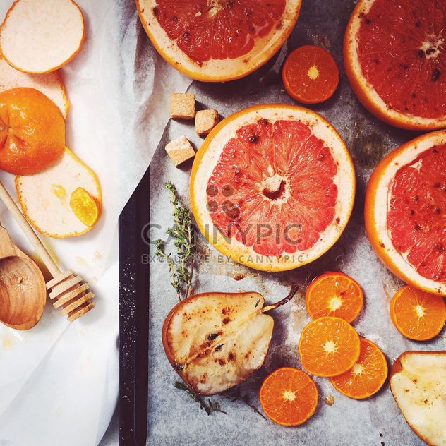 Lobules of grapefruit - image #184425 gratis