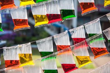 Colored water in plastic packages - image #186395 gratis