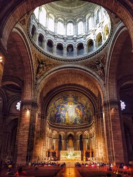 Interior of Basilica Sacre Coeur - бесплатный image #186855