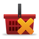 Remove From Shopping Basket - icon gratuit #189785 