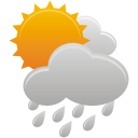 Sun Clouds Rain - icon gratuit #191975 