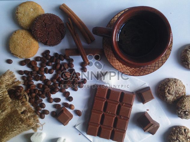Cup of coffee, cinnamon - image gratuit #198745 