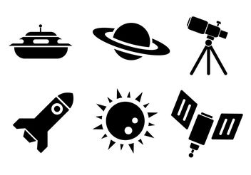 Space Vector Icons - Free vector #200275