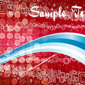 Abstract Bockha Blue & Red Vector - Free vector #202805