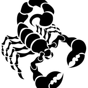 Black Scorpion Vector Image - Free vector #203015