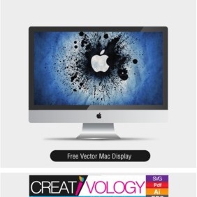 Free Vector Mac Display - vector gratuit #203215 
