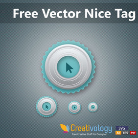 Free Vector Nice Tag - vector gratuit #204195 